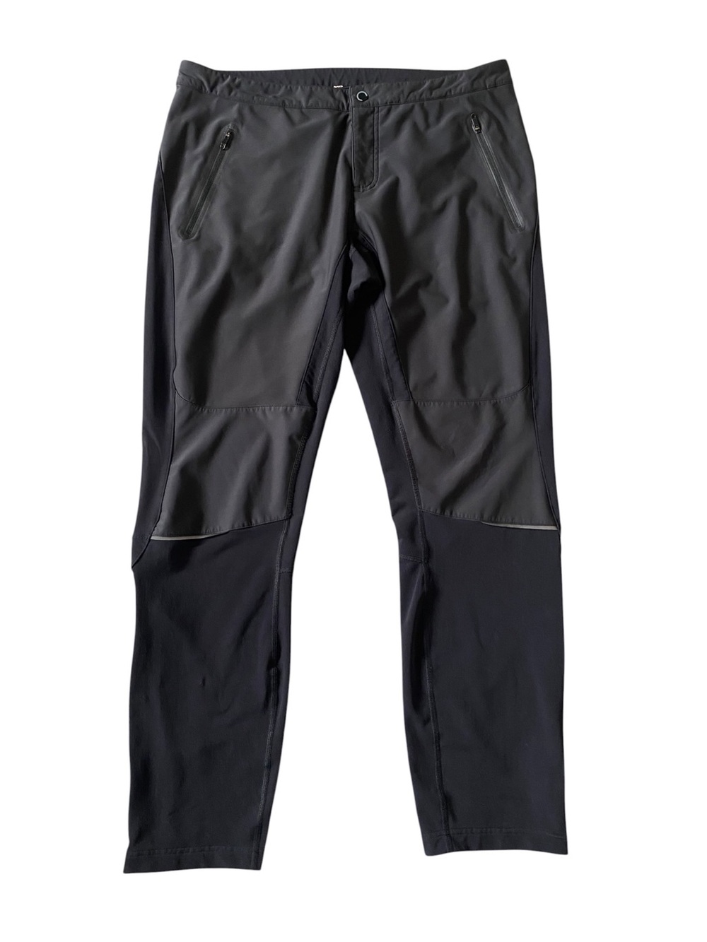 Lululemon Chillstop Pant Black Size 38 Reflective Running Tech Fleece Slim Fit